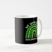 Mug Nous Portons Le Vert Pour La Sensibilisation Au Do (Devant droit)