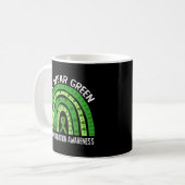 Mug Nous Portons Le Vert Pour La Sensibilisation Au Do (Devant gauche)