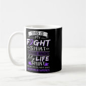 Mug Nous Portons Violet Fibromyalgie Sensibilisation R (Gauche)