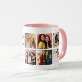 Mug Nous pouvons faire n'importe quoi collage photo de (Devant droit)