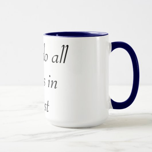 Mug Nous pouvons faire tout (Droite)