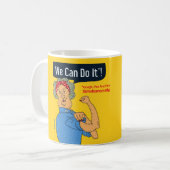 Mug Nous pouvons le faire - drôle (Devant gauche)