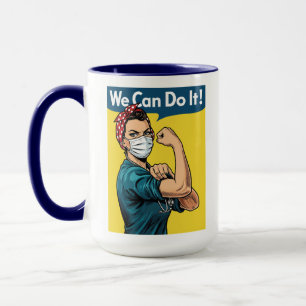 Mug Nous pouvons le faire Féministe Infirmière Rosie l