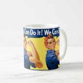 Mug Nous Pouvons Le Faire ! Rosie la riveteuse (Devant droit)