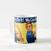 Mug Nous Pouvons Le Faire ! Rosie la riveteuse (Devant gauche)
