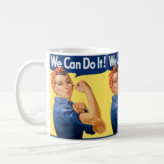 Mug Nous Pouvons Le Faire ! Rosie la riveteuse (Gauche)