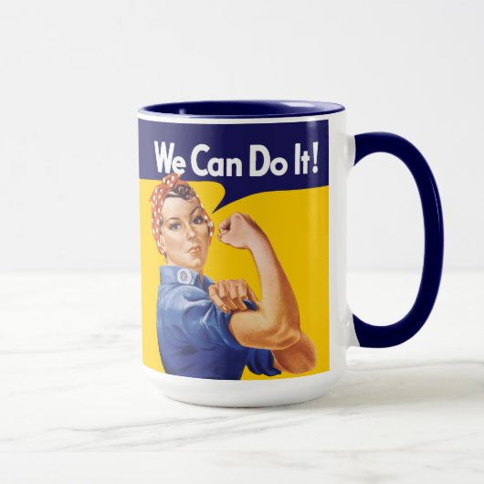 Mug Nous pouvons le faire ! Rosie la riveteuse (Droite)