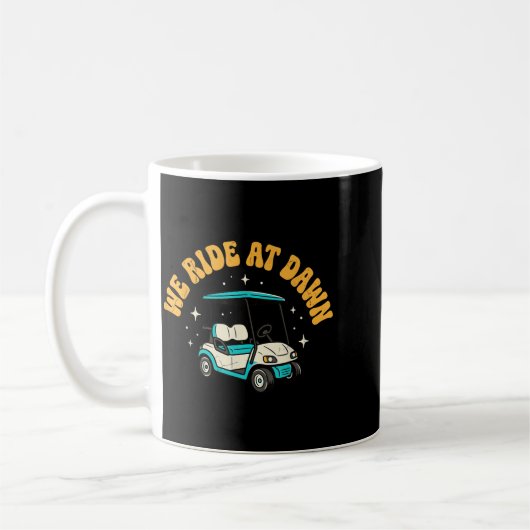Mug Nous roulons à l'aube Golf (Gauche)