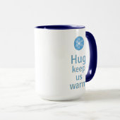 Mug Nous serrer au chaud (Devant droit)
