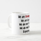 Mug Nous sommes anonymes (Devant gauche)