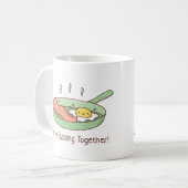 Mug Nous sommes en train de grésiller ensemble, Bacon  (Devant gauche)