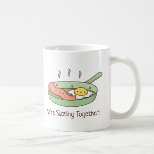 Mug Nous sommes en train de grésiller ensemble, Bacon 