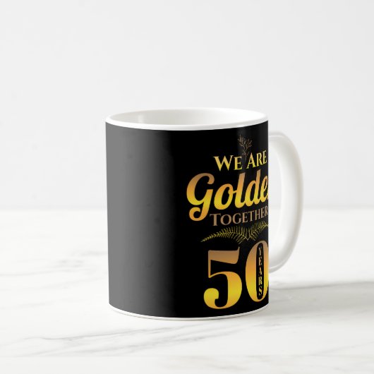 Mug Nous Sommes Ensemble - 50 Ans - 50E Anniversaire M (Devant droit)