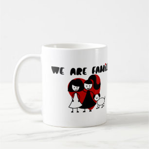 Mug Nous sommes Famille Gay/famille lesbienne deux fem