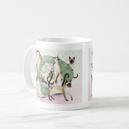 Mug Nous sommes siamois si vous svp (Devant gauche)