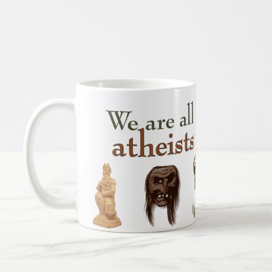 Mug Nous sommes tous athées (Gauche)