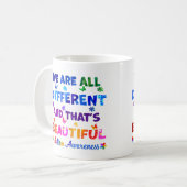 Mug Nous sommes tous différents (Devant gauche)