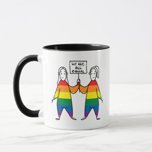 Mug Nous sommes tous égaux (Gauche)