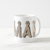 Mug Nous sommes tous humains (Devant droit)