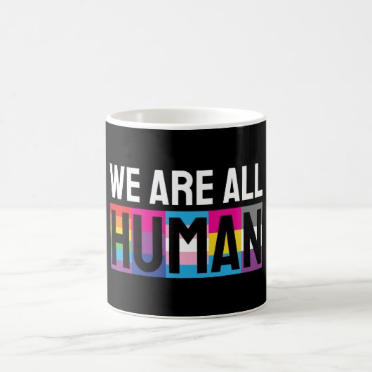 Mug Nous sommes tous humains LGBTQIA+ (Centre)