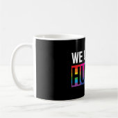 Mug Nous sommes tous humains LGBTQIA+ (Gauche)