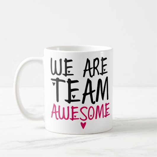 Mug Nous Sommes Une Équipe Super Enthousiaste Cocollab (Gauche)