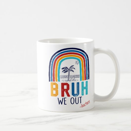 Mug Nous Sortons De Fin D'Année Scolaire Jour Dernier (Droite)