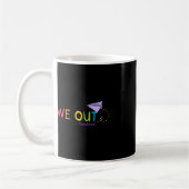 Mug Nous Sortons Enseignant Fin De L'Année Scolaire - (Gauche)