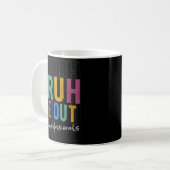 Mug Nous Sortons Paraprofessionnels Retro Dernier Jour (Devant gauche)