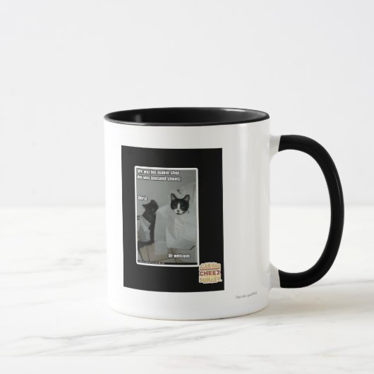 Mug Nous sur de makin de jus de wuz (Droite)