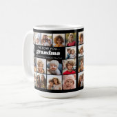 Mug Nous t'aimons grand-mère - 15 Photo Collage (Devant gauche)