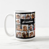 Mug Nous t'aimons grand-mère - 15 Photo Collage (Gauche)