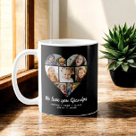 Mug Nous t'aimons Grand-Père Heart Instagram Photo<br><div class="desc">L'Écrit À La Main We Love You Grand-Père Instagram Photo Mug.</div>