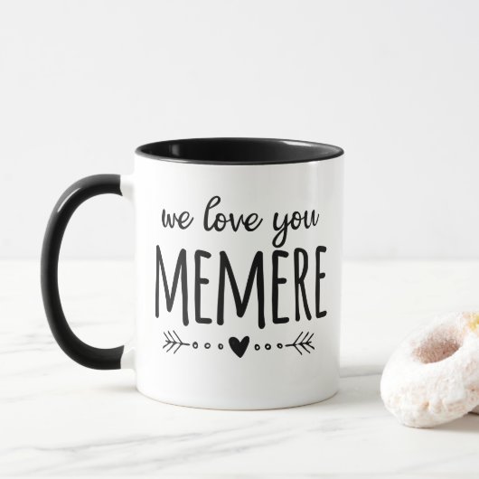 Mug Nous t'aimons Memere (Avec donut)