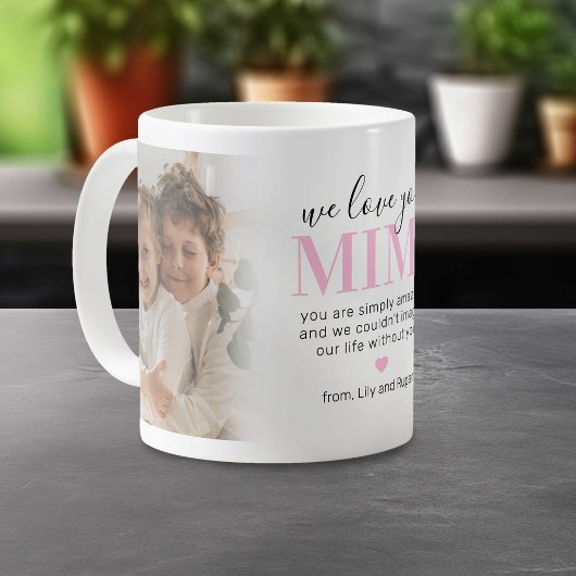 Mug Nous t'aimons Mimi 2 Photo