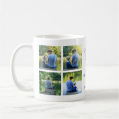 Mug Nous t'aimons Papa Collage 8-Photo Happy Fête des  (Gauche)