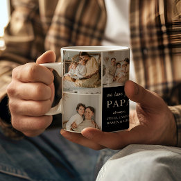 Mug Nous t'aimons Papa Elegant Modern 9 Photo