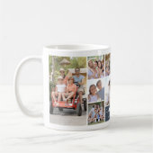 Mug Nous t'aimons Papa Photo Collage Fête des pères (Gauche)