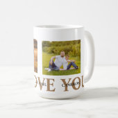 Mug Nous t'aimons Photo (Devant droit)