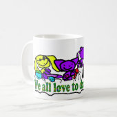Mug Nous tout l'amour à dessiner (Devant gauche)