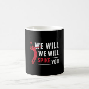 Mug Nous Verrons Vous Spike Beach Volleyball Joueur