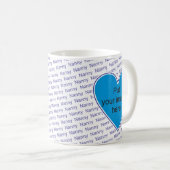 Mug Nous vous aimons bonne d'enfants - personnalisez (Devant droit)