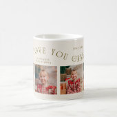 Mug Nous Vous Aimons Grand-Mère 4-Photos Crème (Centre)
