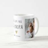 Mug Nous vous aimons grand-père 2 Photo Collage Fête d (Devant droit)