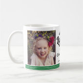 Mug Nous vous aimons grand-père 2 photo vert (Gauche)