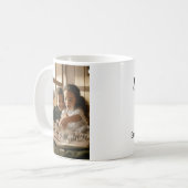 Mug Nous vous aimons Papa Simple Script Photo (Devant gauche)