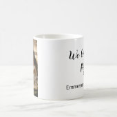Mug Nous vous aimons Papa Simple Script Photo (Centre)