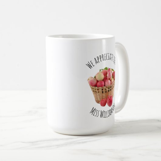 Mug NOUS VOUS APPRÉCIONS | Appréciation de l'enseignan (Devant droit)