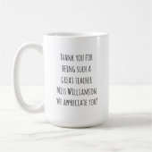 Mug NOUS VOUS APPRÉCIONS | Appréciation de l'enseignan (Gauche)