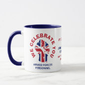 Mug NOUS VOUS CÉLÉBRONS Patriotique Britanniques (Gauche)